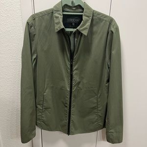 rag & bone green shirt jacket